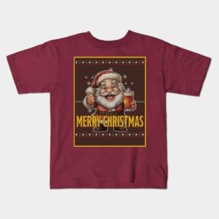 Drink Up Santa Kids T-Shirt